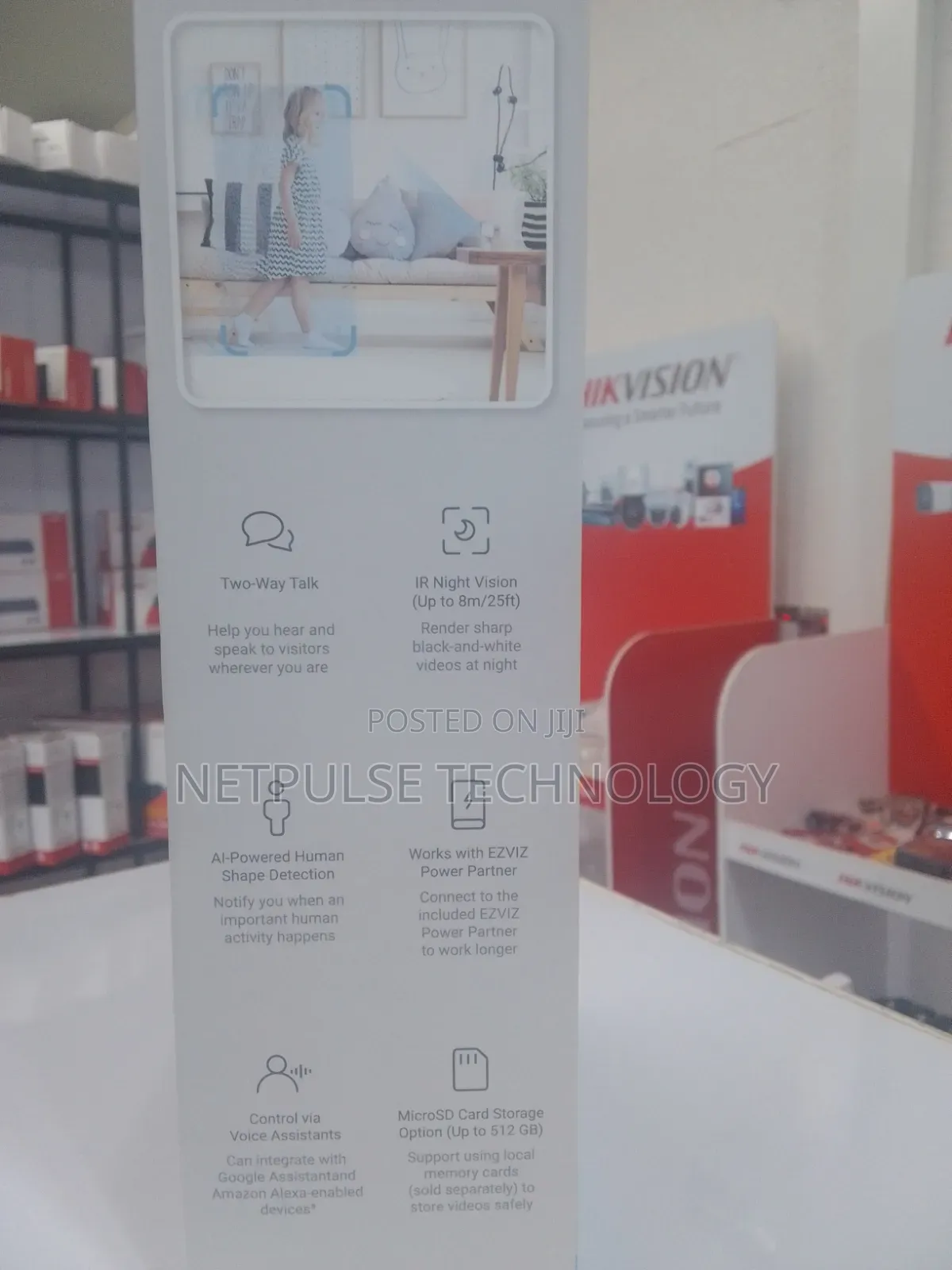 Ezviz Cs-Cb2/Pb 4g Smart Home Battery Camera and Power Partner Kit