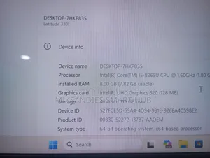 Laptop Dell Latitude 3301 8GB Intel Core i5 SSD 256GB