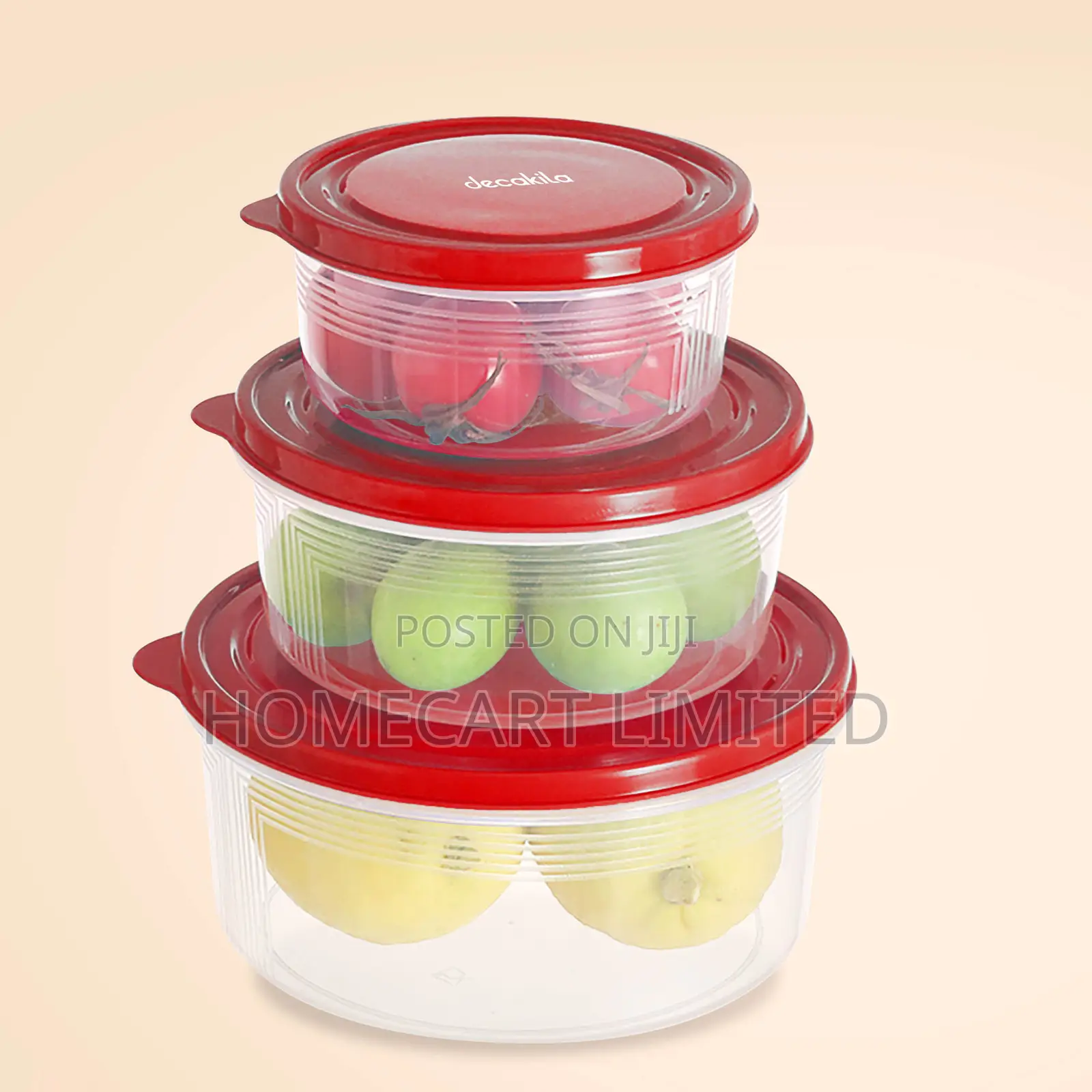 Decakila Food Container Set of 3 - Kmtt121r
