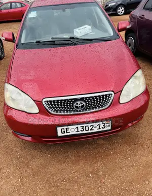 Toyota Corolla 2008 Red