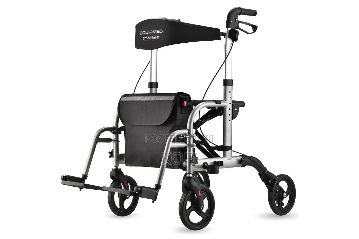 Folding Rollator Adjustable Wheelchair