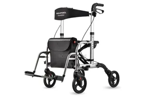 Folding Rollator Adjustable Wheelchair