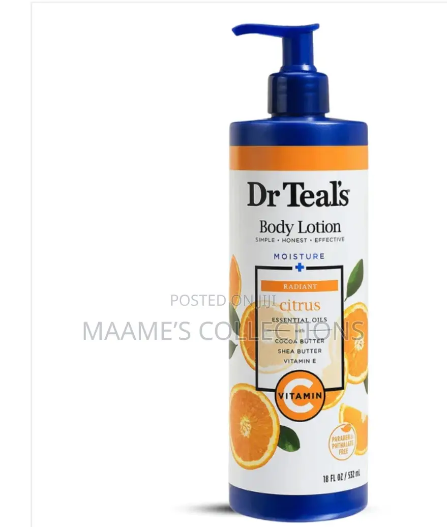 Dr Teal's Radiant Citrus Body Lotion With Vitamin C and Essential Oils