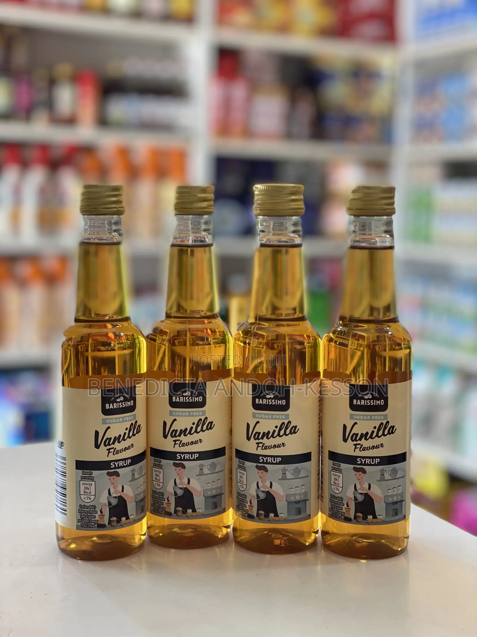 Barissimo Coffee Syrup Vanilla Flavored