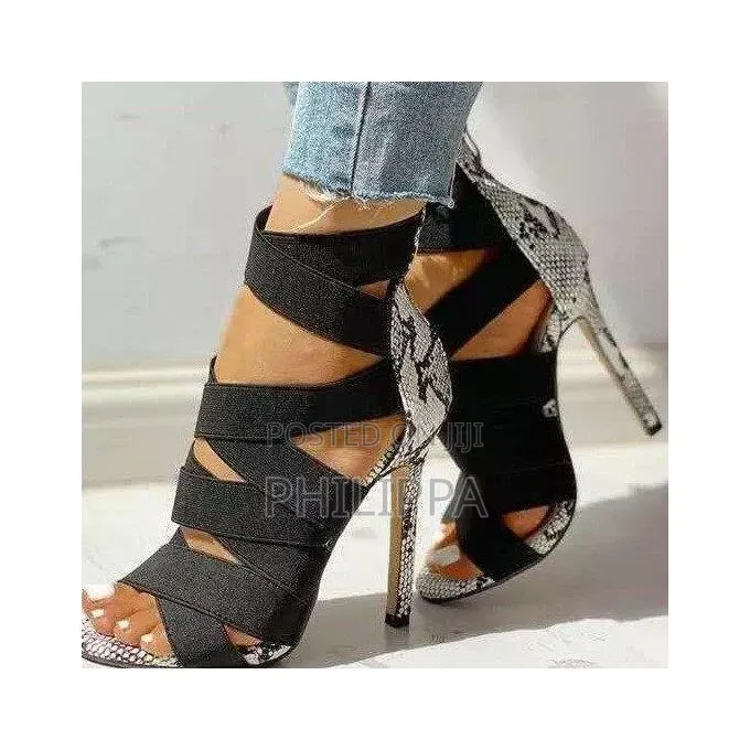 Women's Roman Style Stiletto Heel Sandals