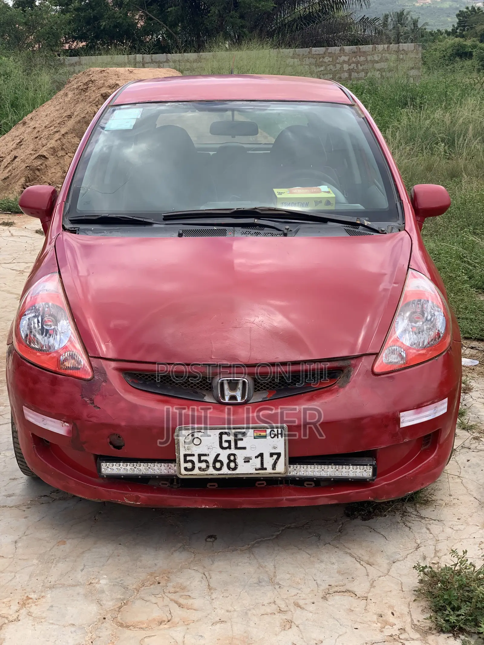 Honda Fit 2008 Red