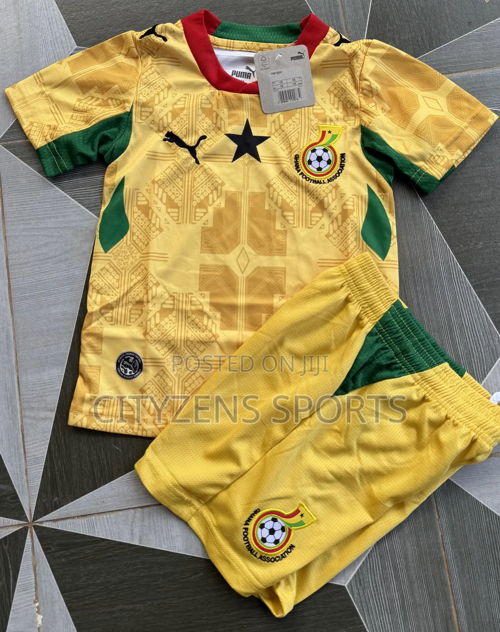 Ghana 2026 Away Kids Jersey