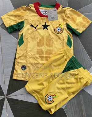 Ghana 2026 Away Kids Jersey