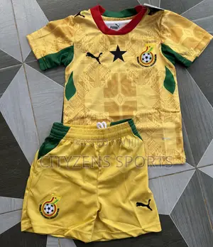 Ghana 2026 Away Kids Jersey