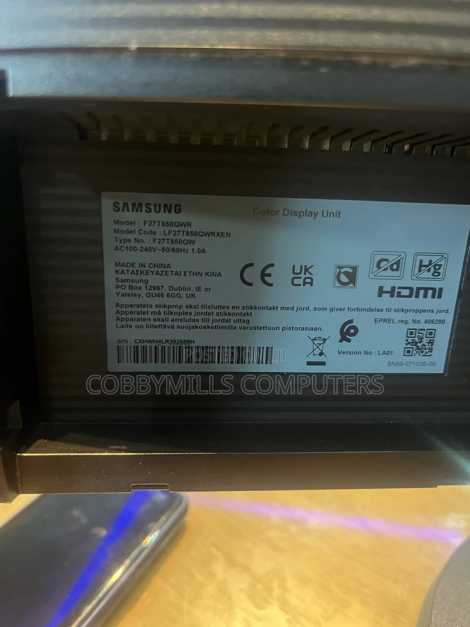 Samsung 27inches Monitor