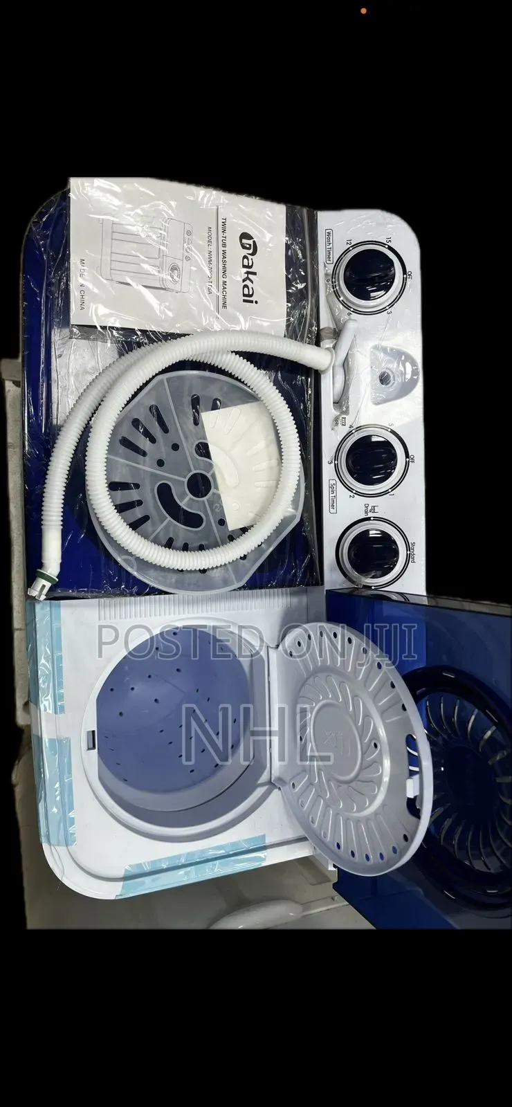 Nakai Washing Machine 7kg Twin Tub