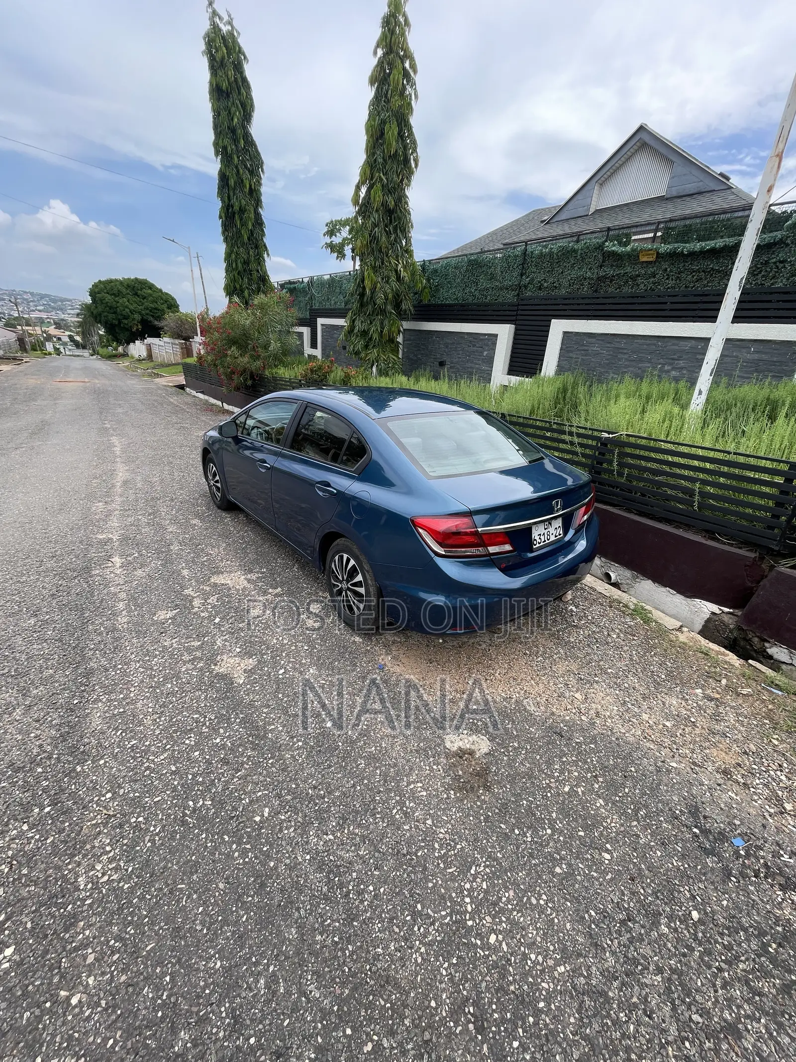 Honda Civic EX 4dr Sedan (1.8L 4cyl CVT) 2014 Blue