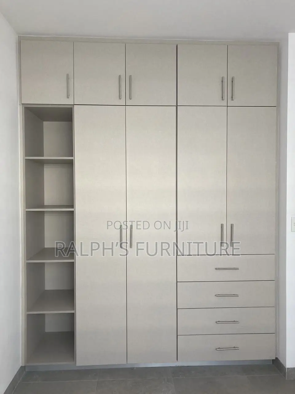 Wardrobe - Premium Material, Sliding/Push Open