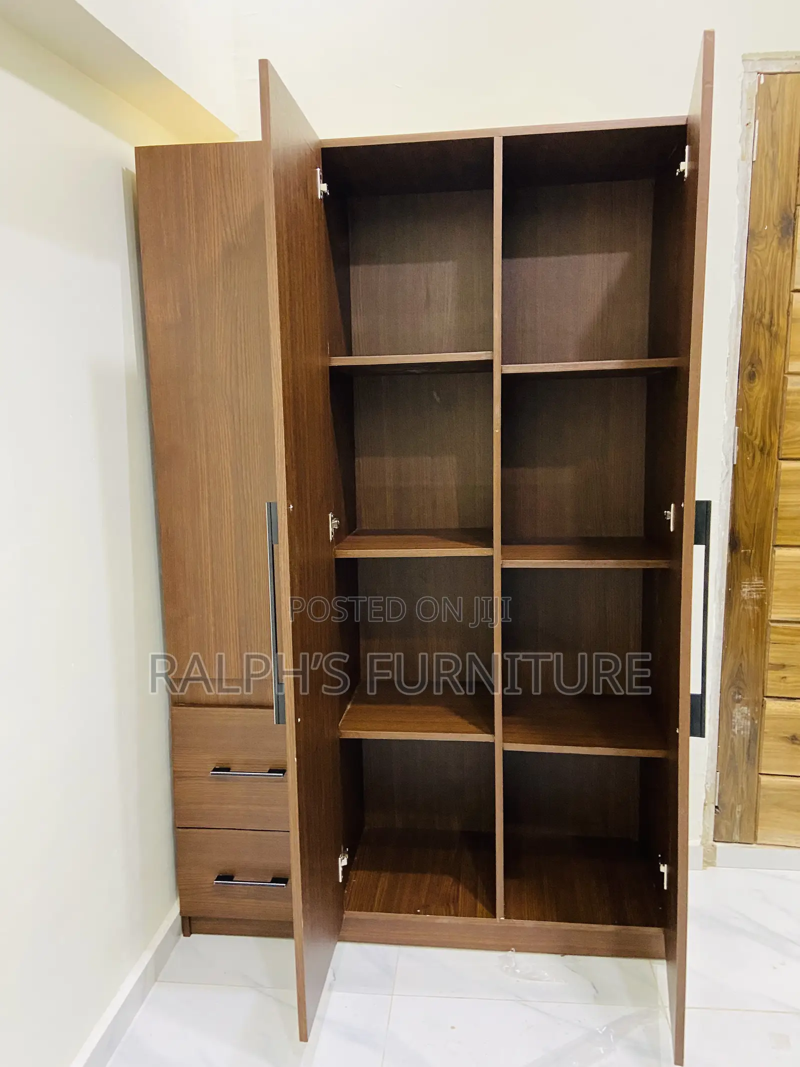 Wardrobe - Premium Material, Sliding/Push Open