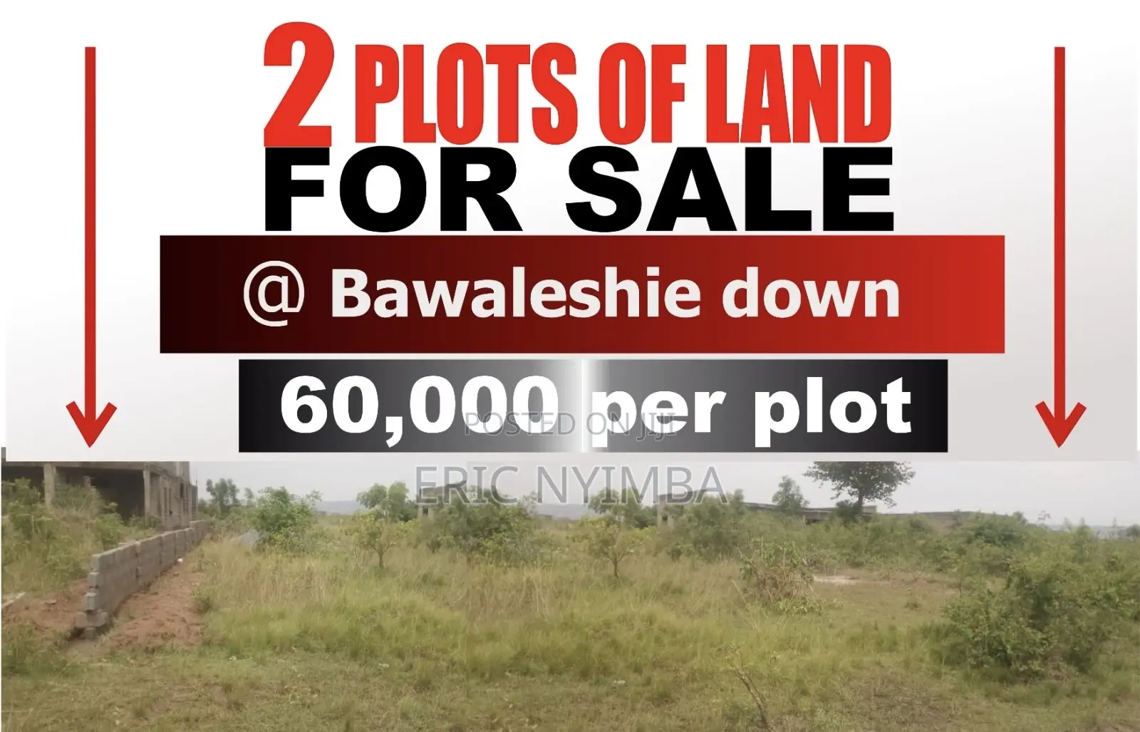 4plots of Land for Sale at Aburi Jamaicaso 2plots at Bawaleshie Down
