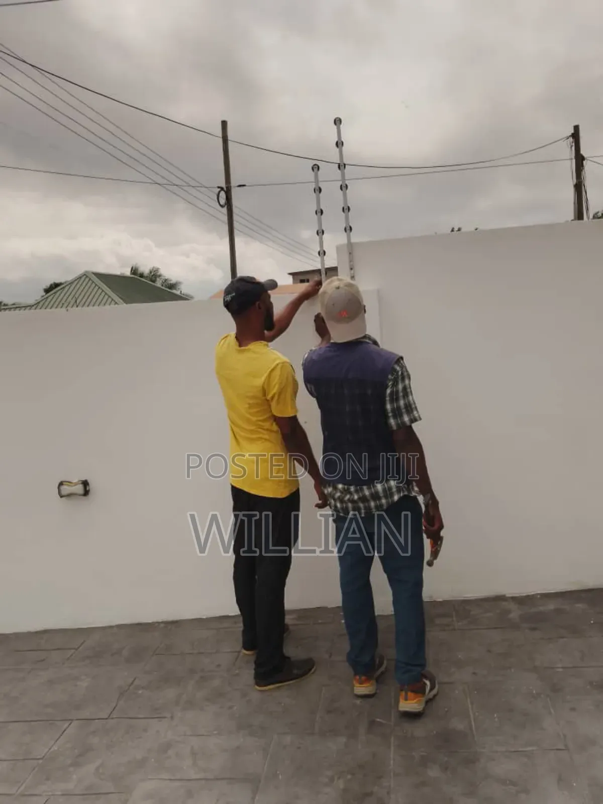 Electric Fence Work Installation