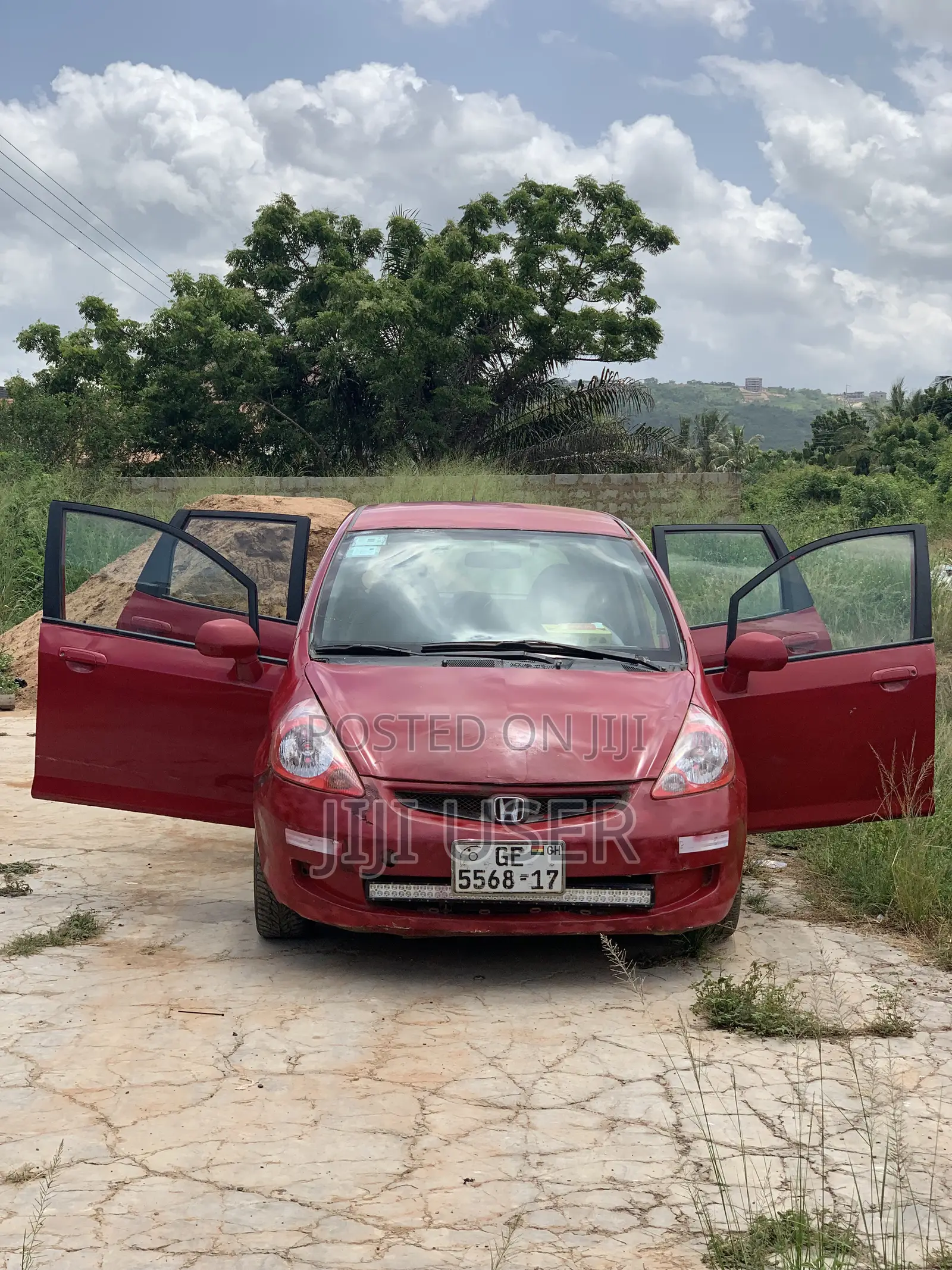 Honda Fit 2008 Red