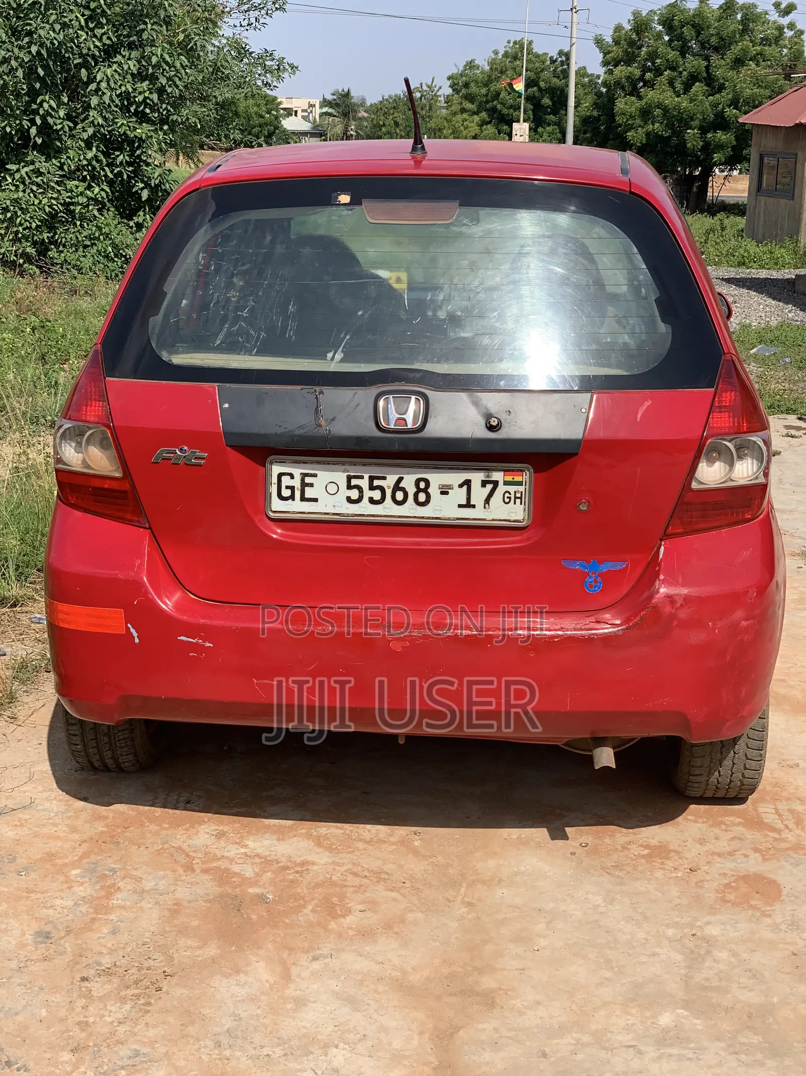 Honda Fit 2008 Red