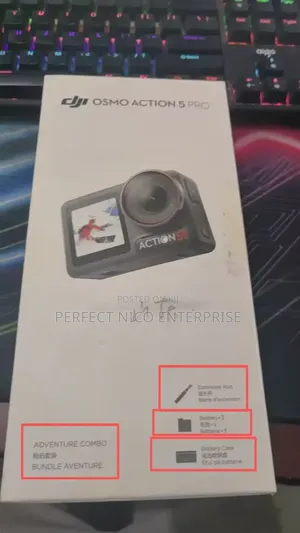 Dji Osmo Action 5 Pro Camera – Full Kit (3 Batteries + Accessories)