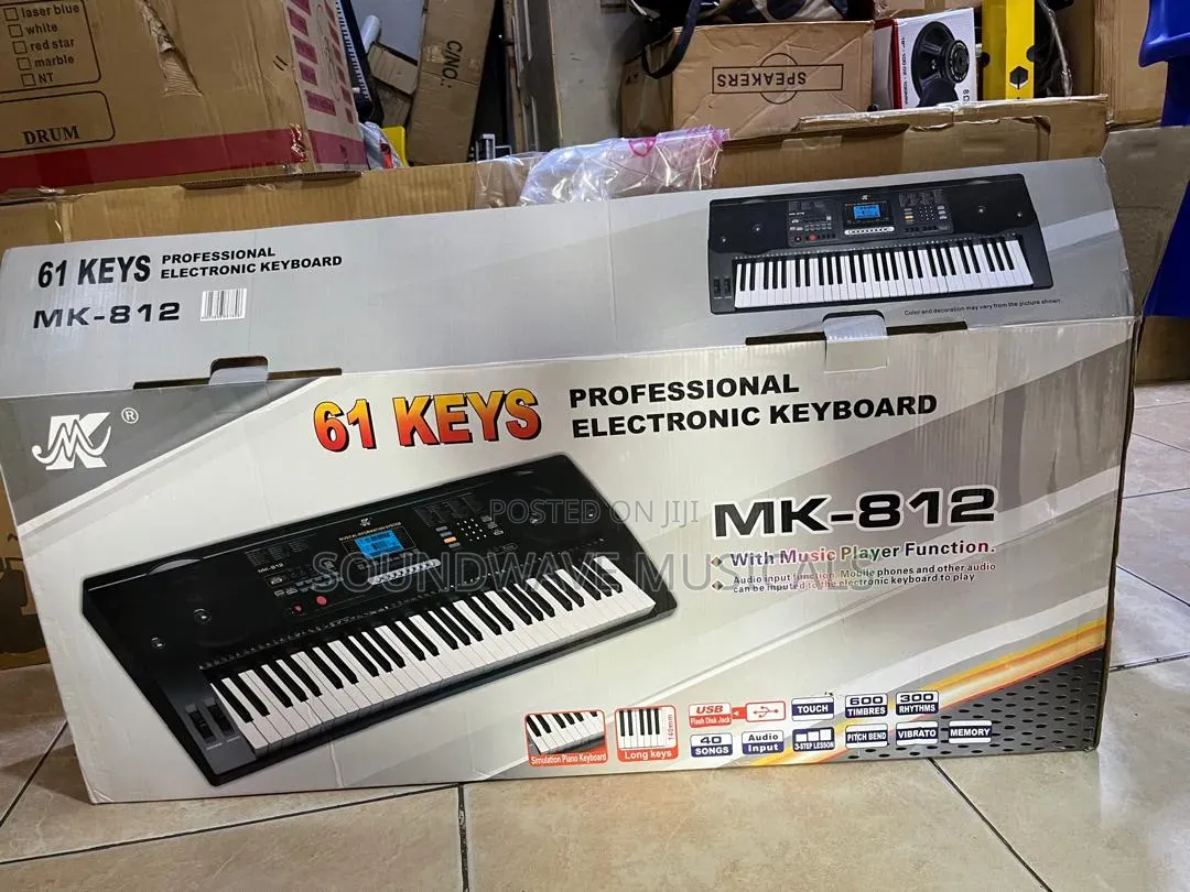 Mk-812 Professional Electronic Keyboard 61keys Beginners