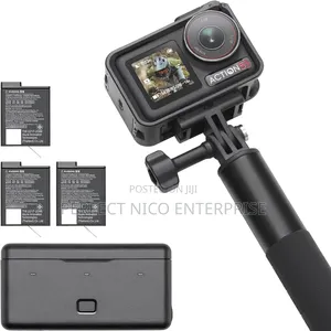 Dji Osmo Action 5 Pro Camera – Full Kit (3 Batteries + Accessories)