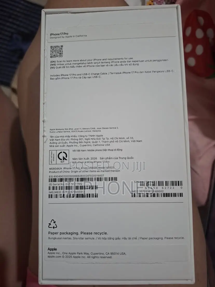 New Apple iPhone 17 Pro Max 512 GB Silver