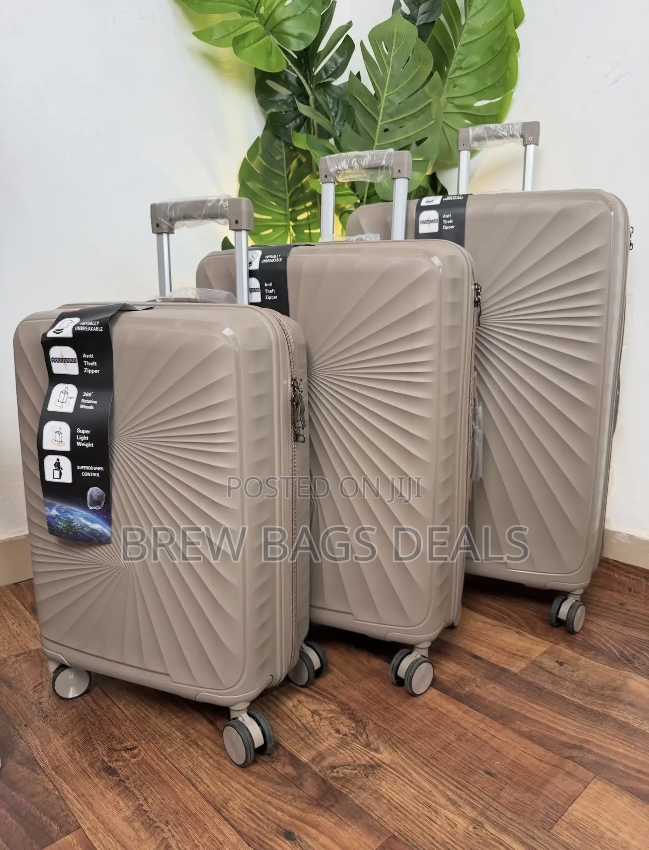 Newly 3set Goodpartner Unbreakable Antitheft Traveling Bag.