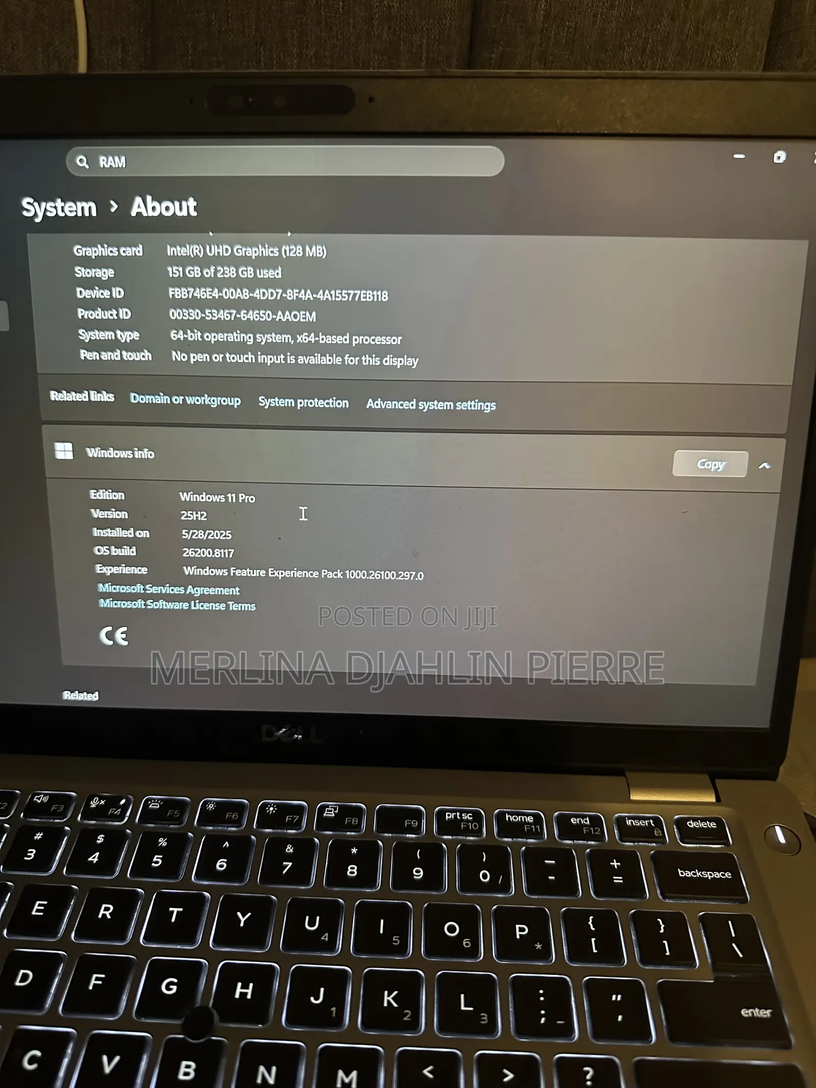 Laptop Dell Latitude 7400 8GB Intel Core i5 HDD 256GB