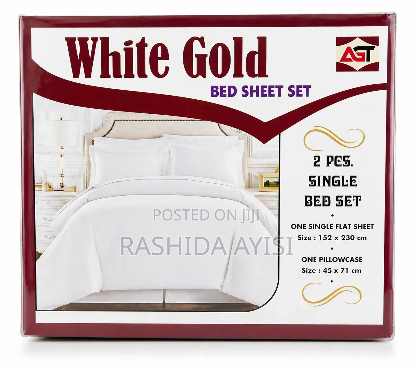 White Student Bedsheet