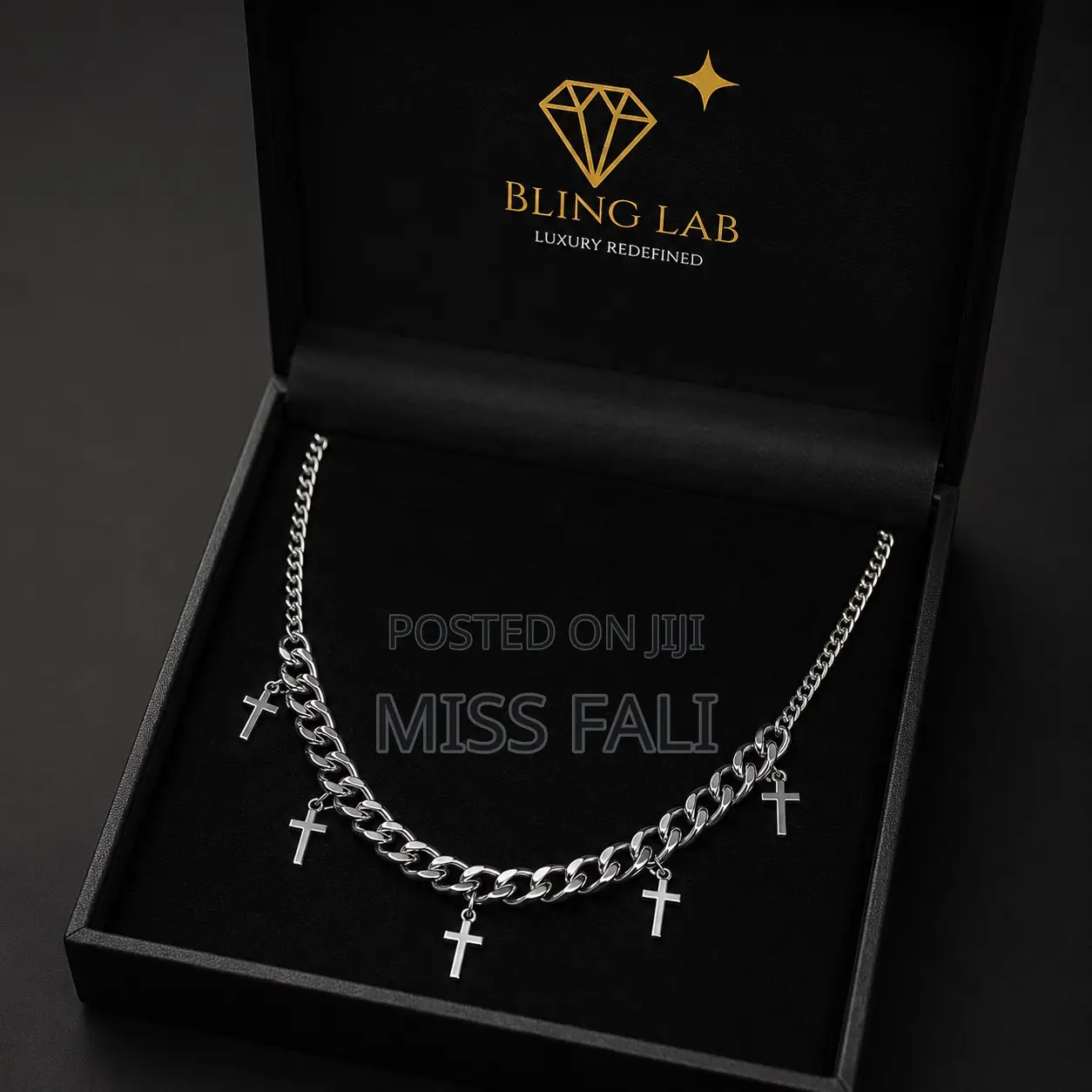 Cross Dominion Chain Necklace