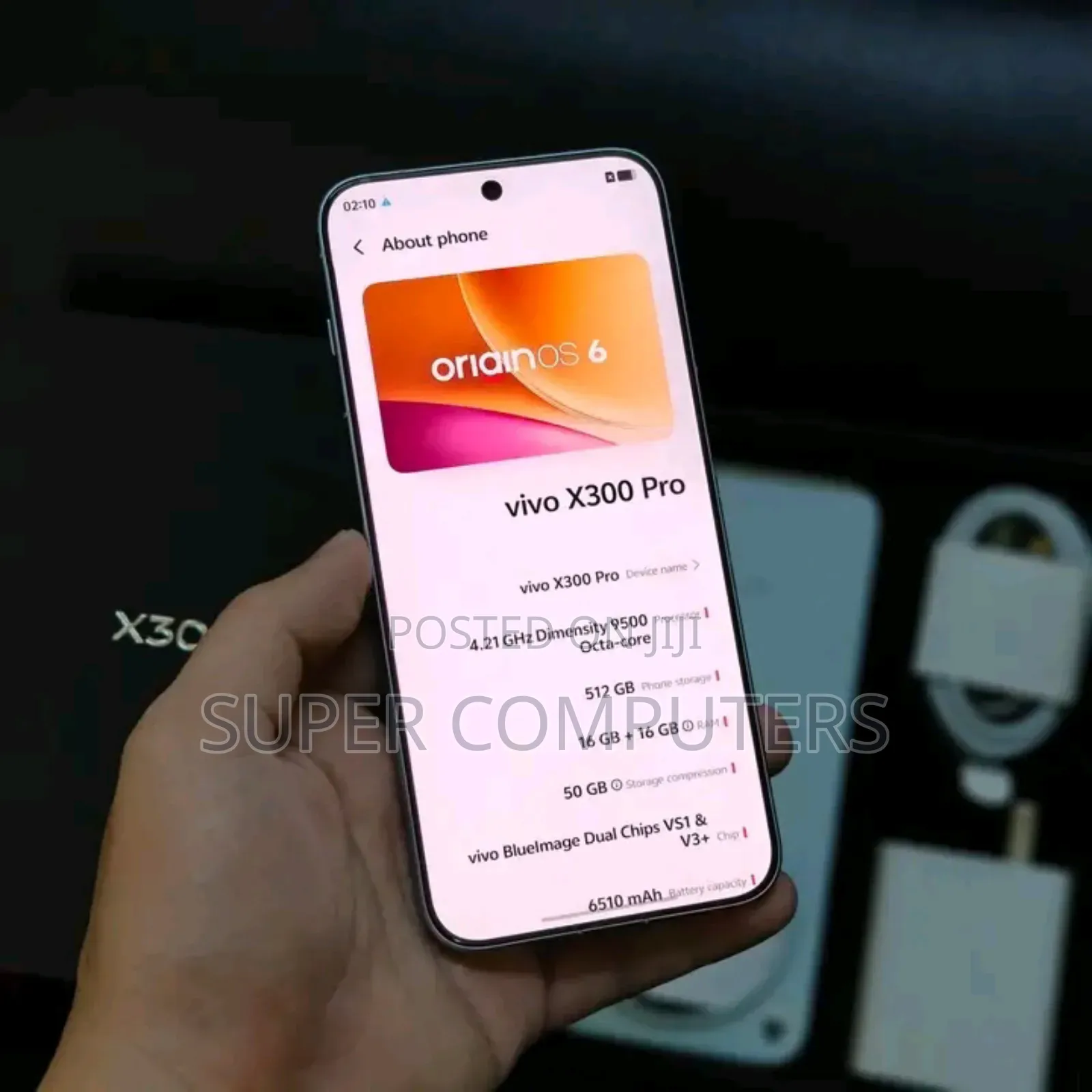 New Vivo X300 Pro 512 GB Black
