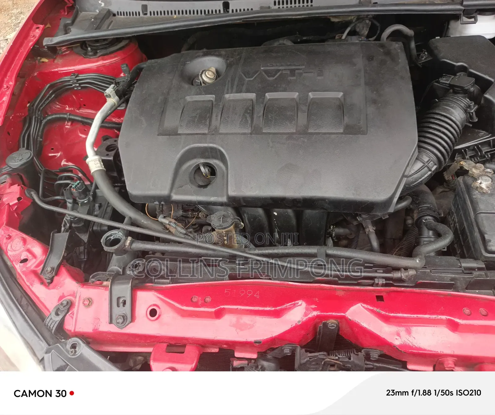 Toyota Corolla LE Eco 4dr Sedan (1.8L 4cyl CVT) 2015 Red
