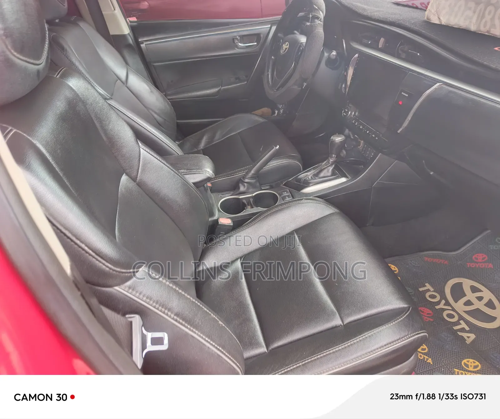 Toyota Corolla LE Eco 4dr Sedan (1.8L 4cyl CVT) 2015 Red