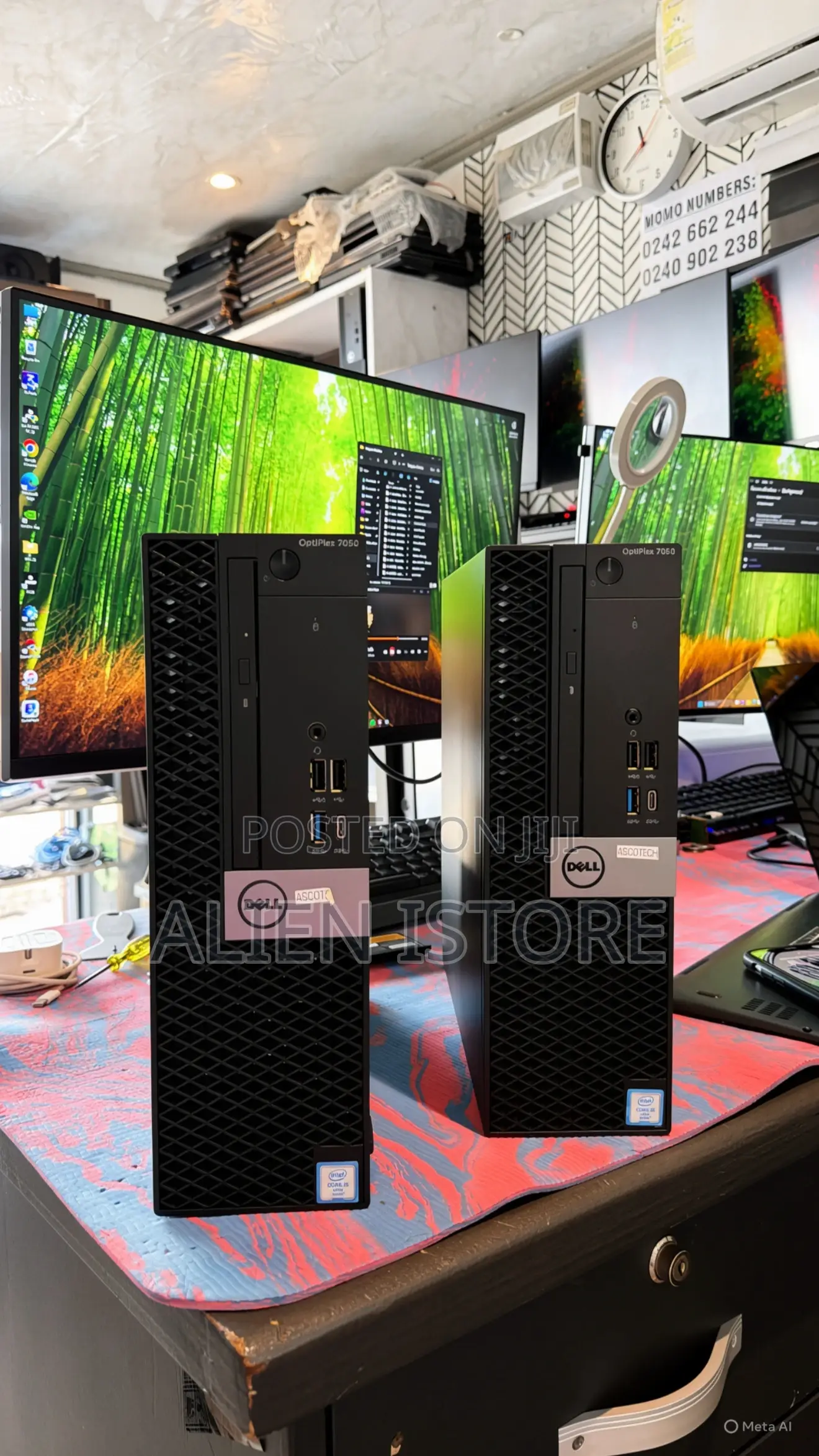 New Desktop Computer Dell Optiplex 7050 8GB Intel Core i5 HDD+SSD 500GB
