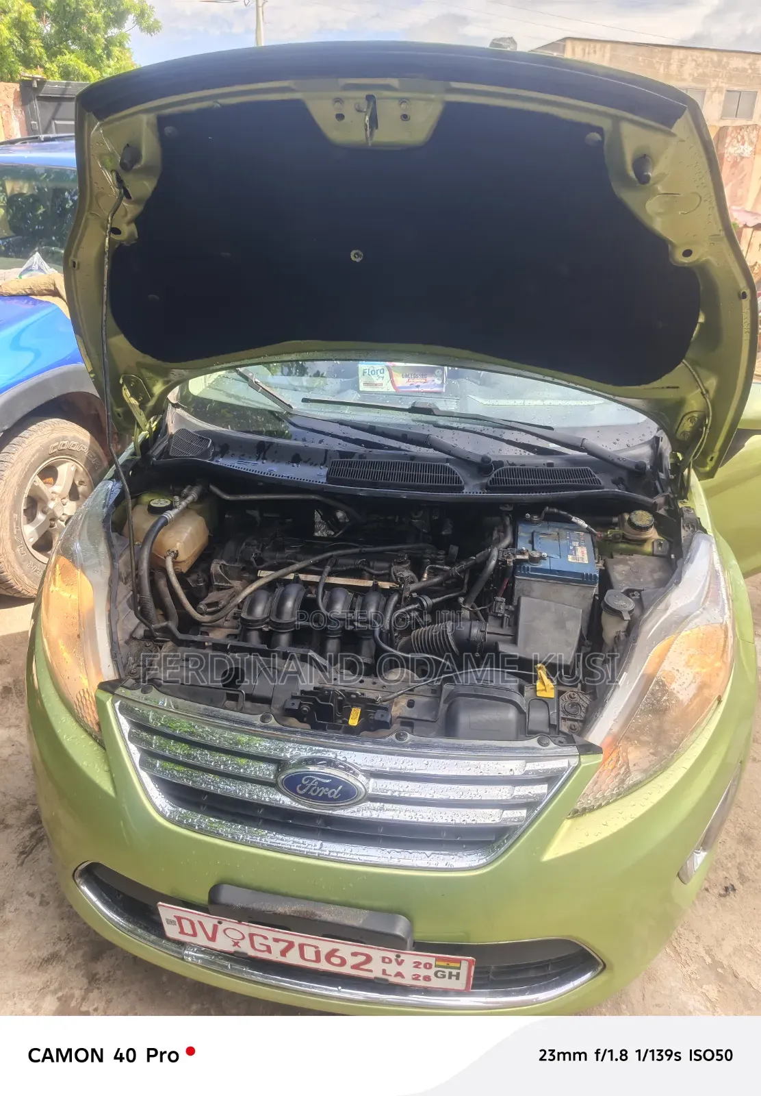 Ford Fiesta SEL 2011 Green