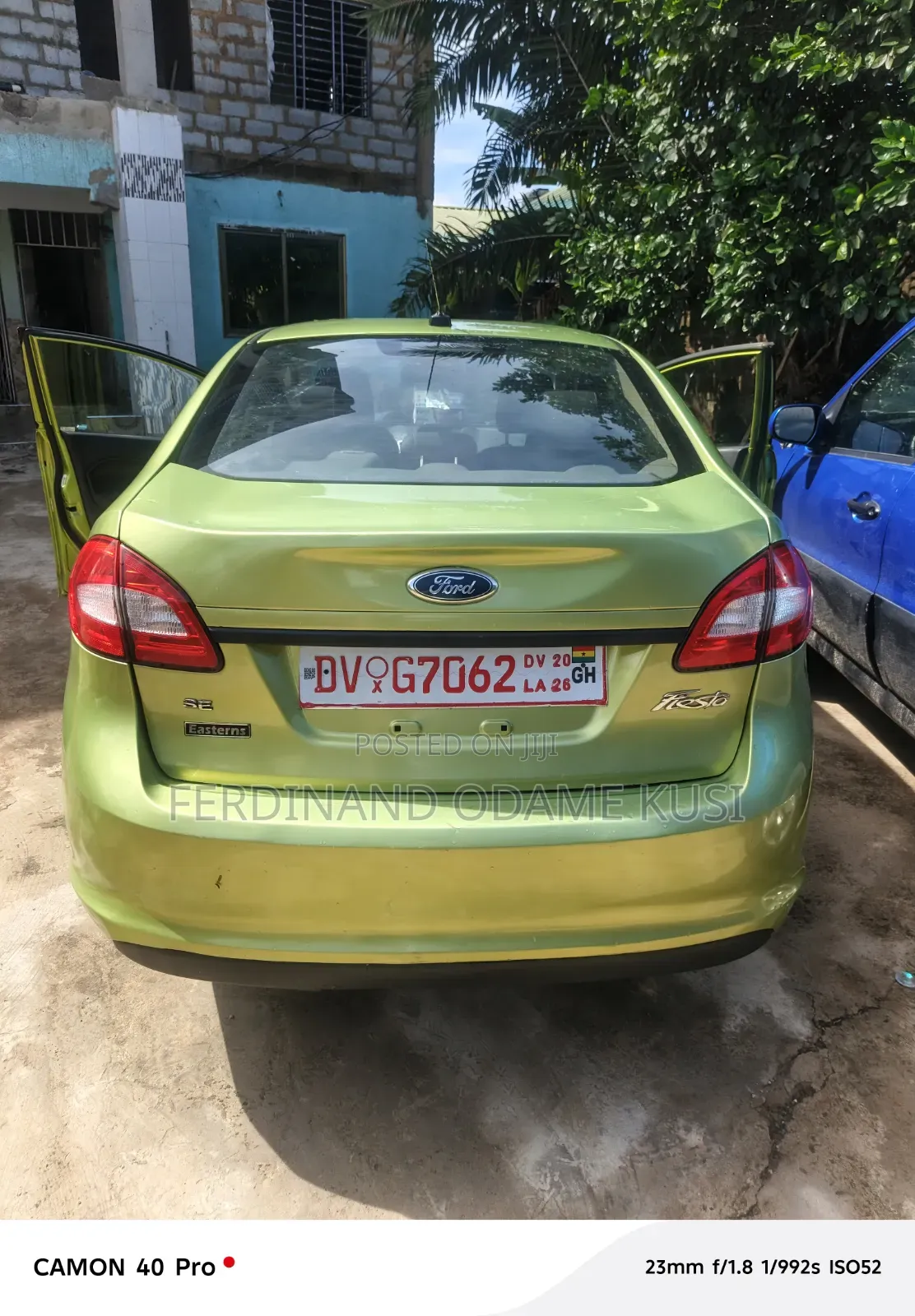 Ford Fiesta SEL 2011 Green