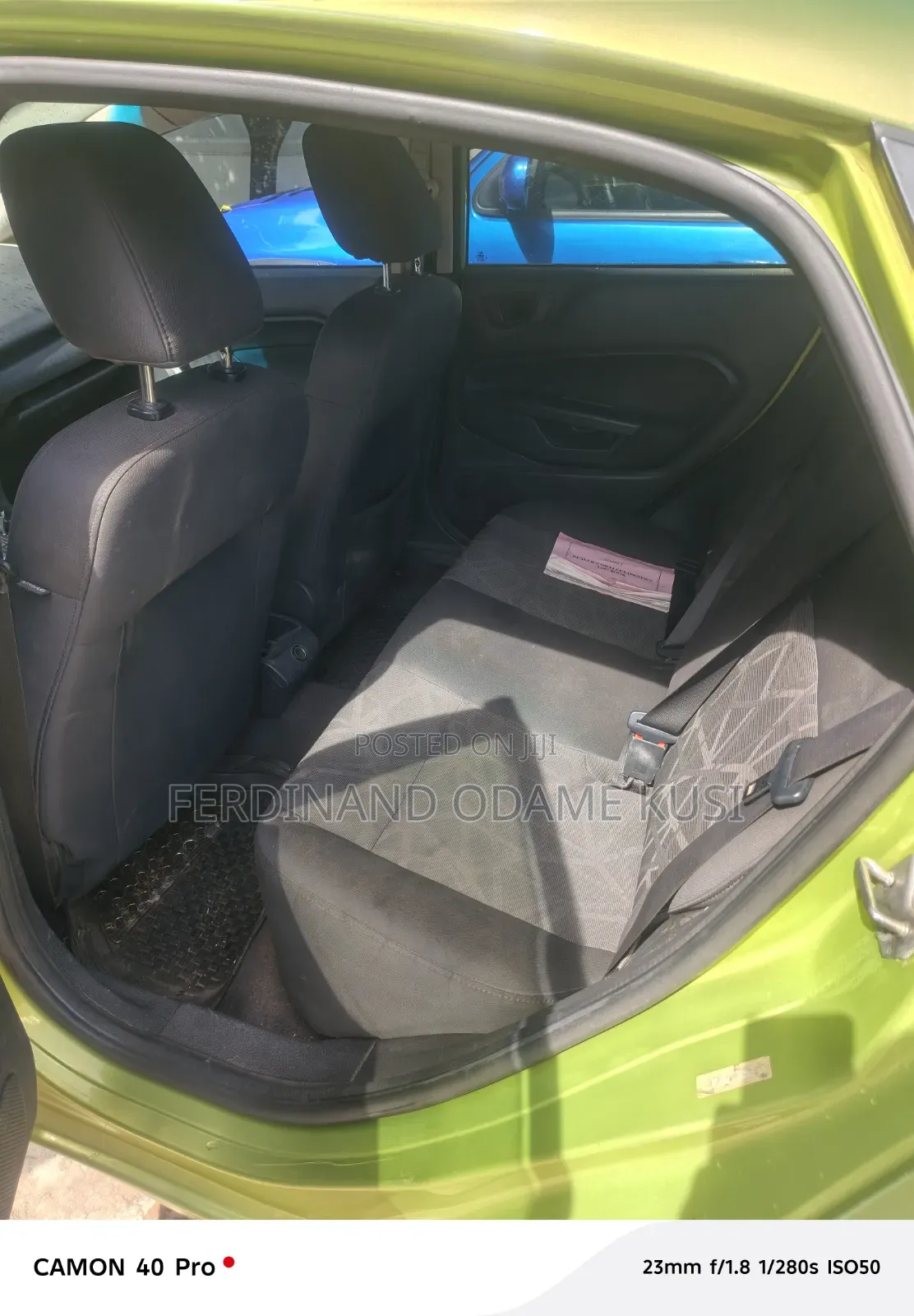Ford Fiesta SEL 2011 Green