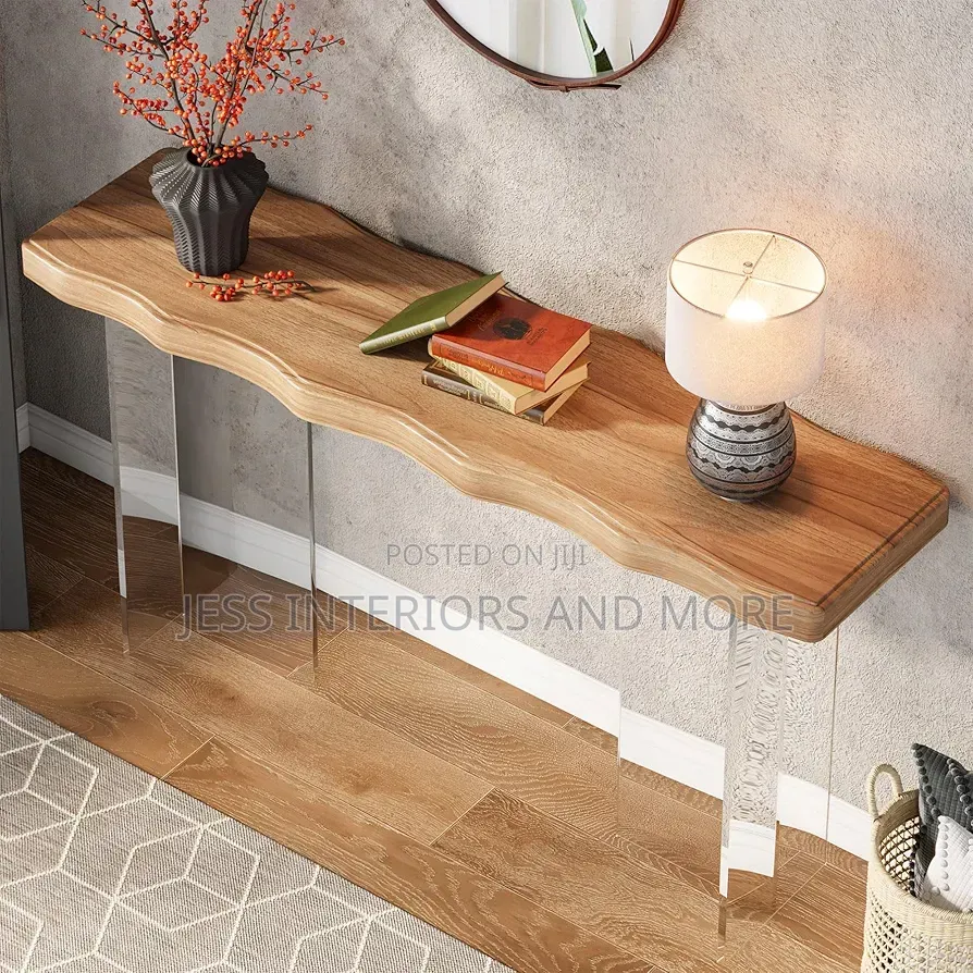 Console Table (Acrylic Legs)