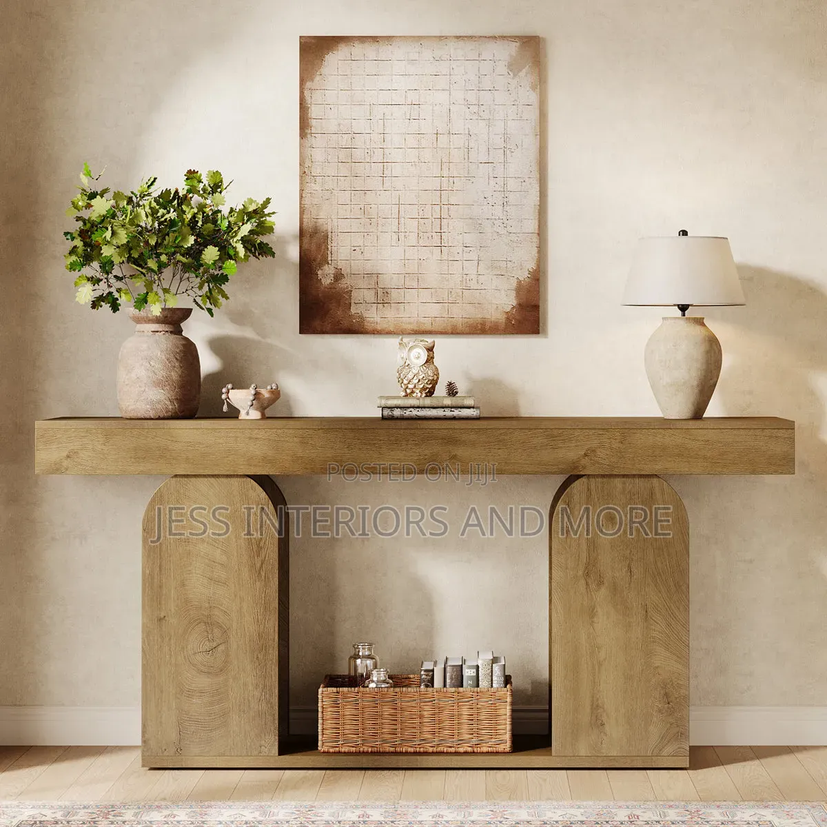 Console Table (Long)Rustic Style