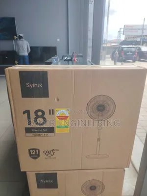 Syinix 18" Premium Standing Fan (Fss18n-311) – 3-Speed High Airflow