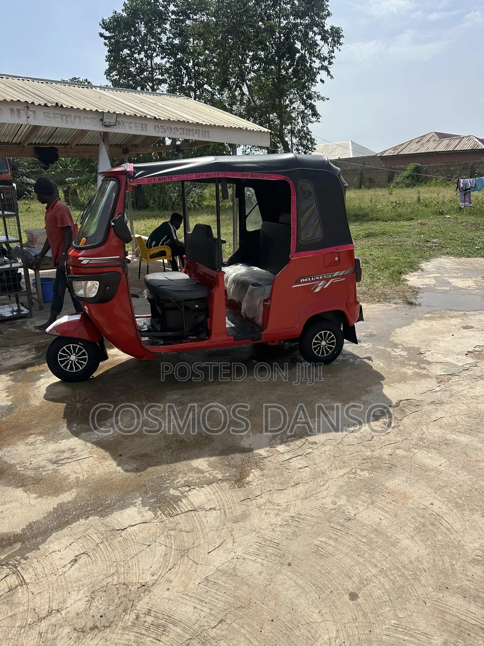 TVS King Deluxe Plus iTouch Start 2025 Red