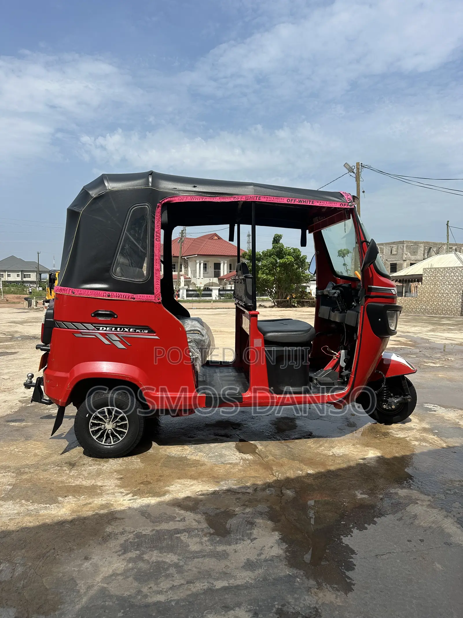 TVS King Deluxe Plus iTouch Start 2025 Red