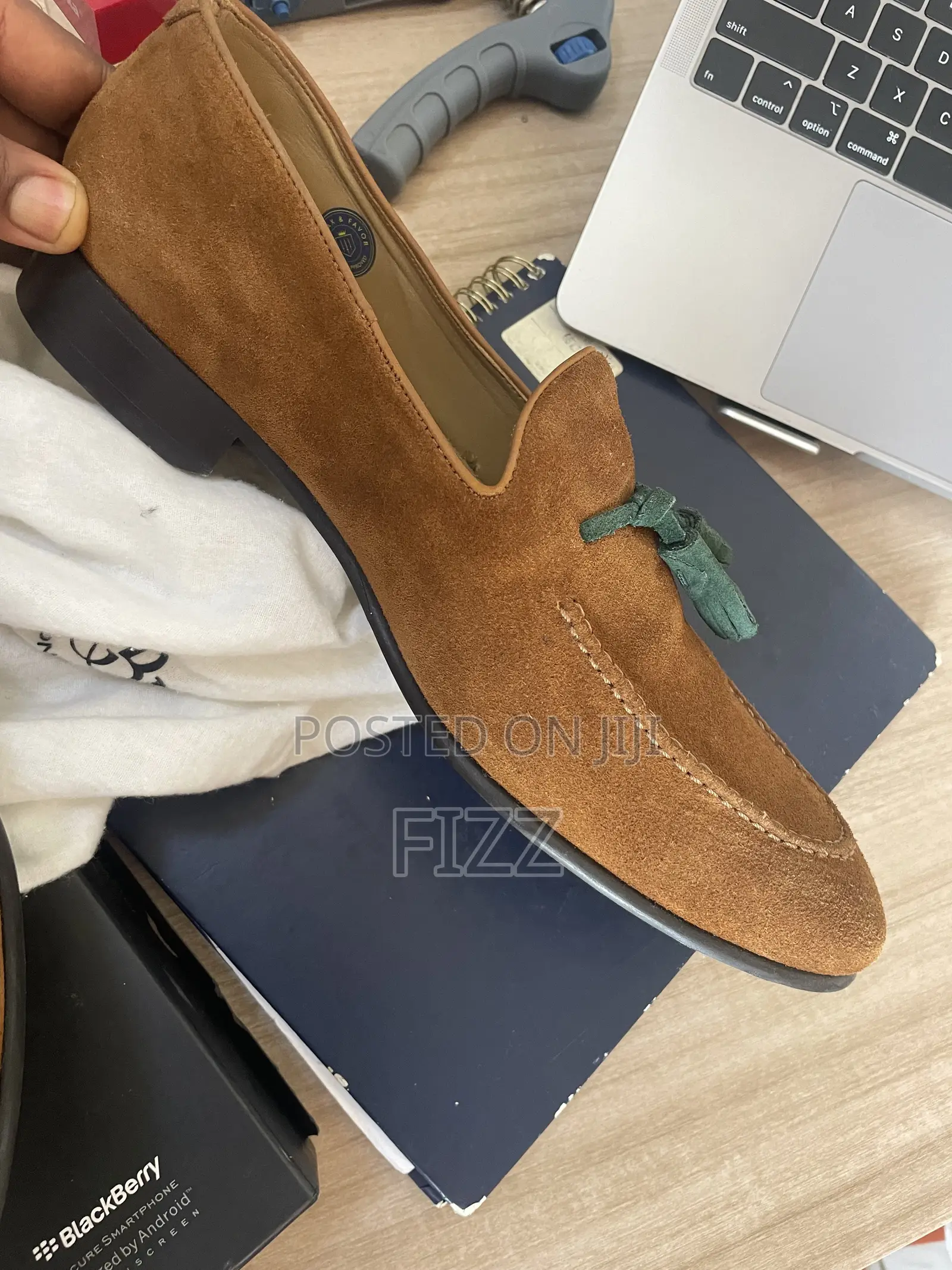 Thrift Brown Suede Fairfax And Favor For Sale