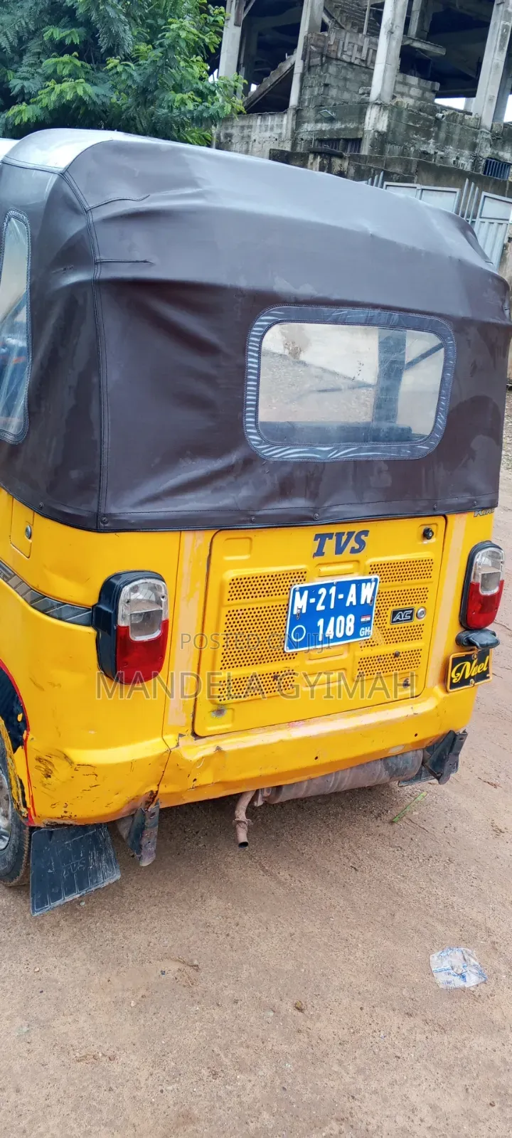 TVS King Deluxe Plus iTouch Start 2021 Yellow