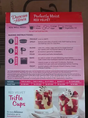 Duncan Hines Red Velvet Cake Mix