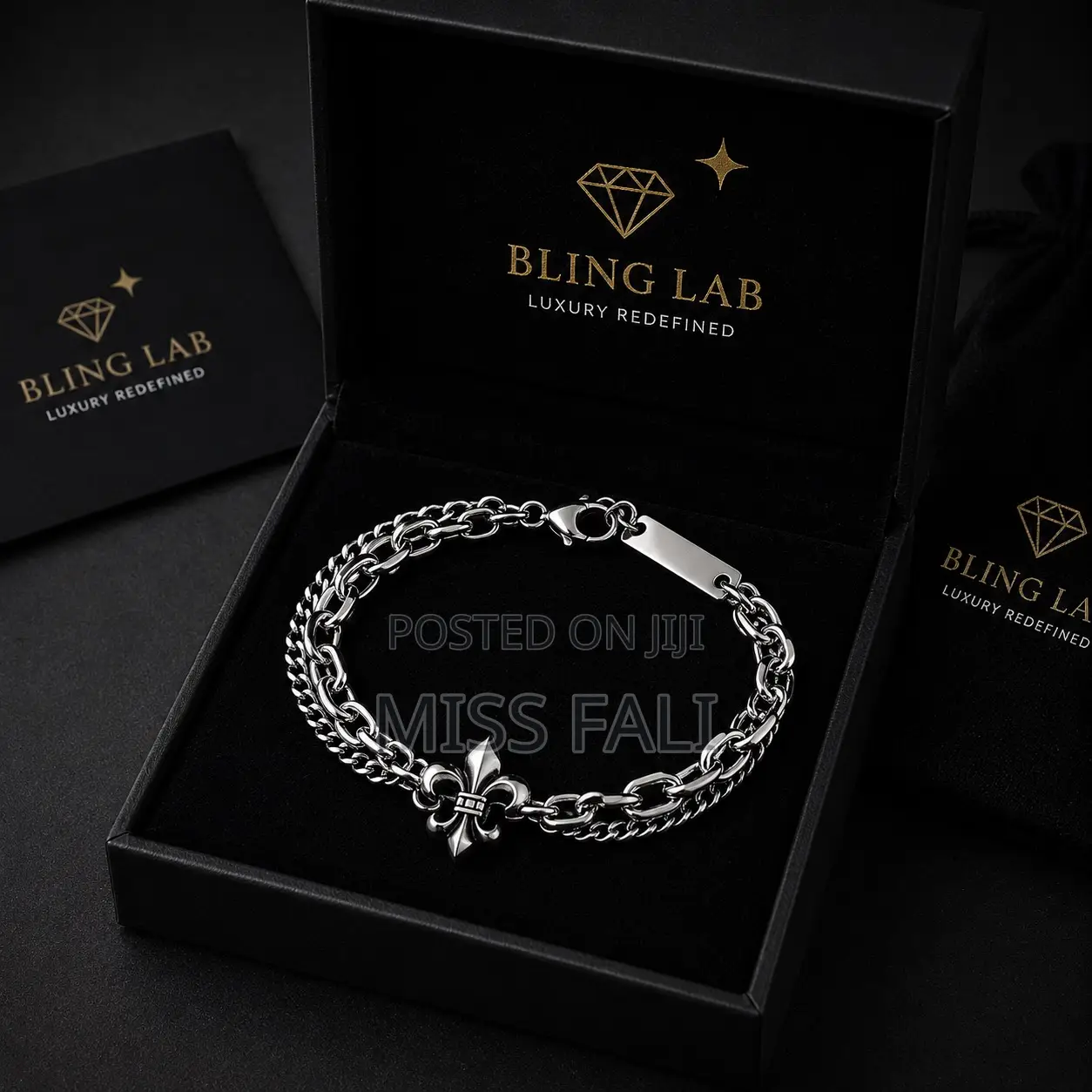 Silver Gothic Men’S Chain Bracelets