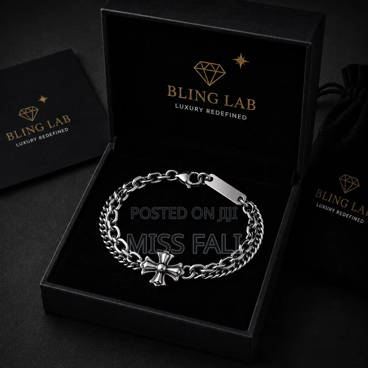Silver Gothic Men’S Chain Bracelets