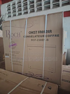 Roch 200l Chest Freezer (Rcf-230n-B) – Premium Sliding Glass Top