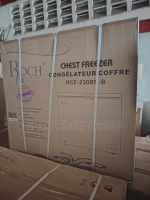 Roch 200l Chest Freezer (Rcf-230n-B) – Premium Sliding Glass Top