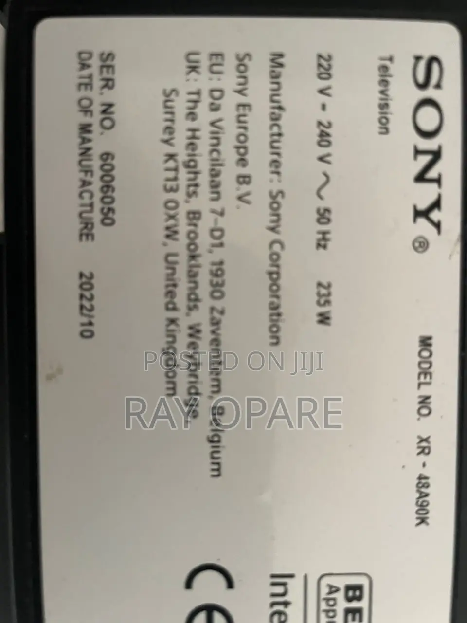 Sony Bravia 48 Oled